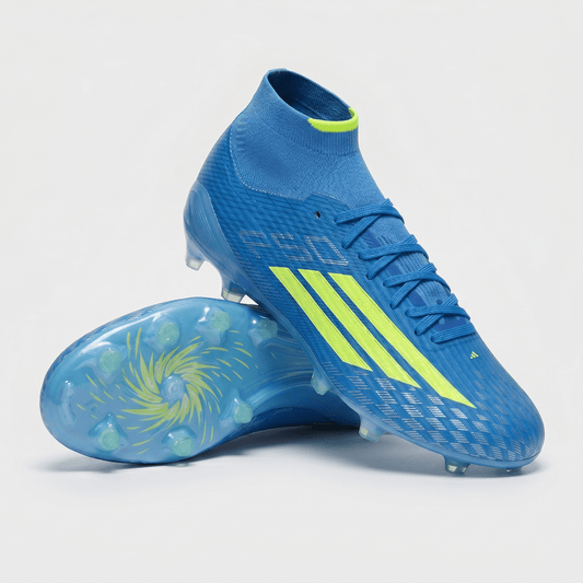 F50 Sparkfusion Elite Mid FGColor: Team Navy Blue / Lucid Lemon / Almost Blue - Elite Boots