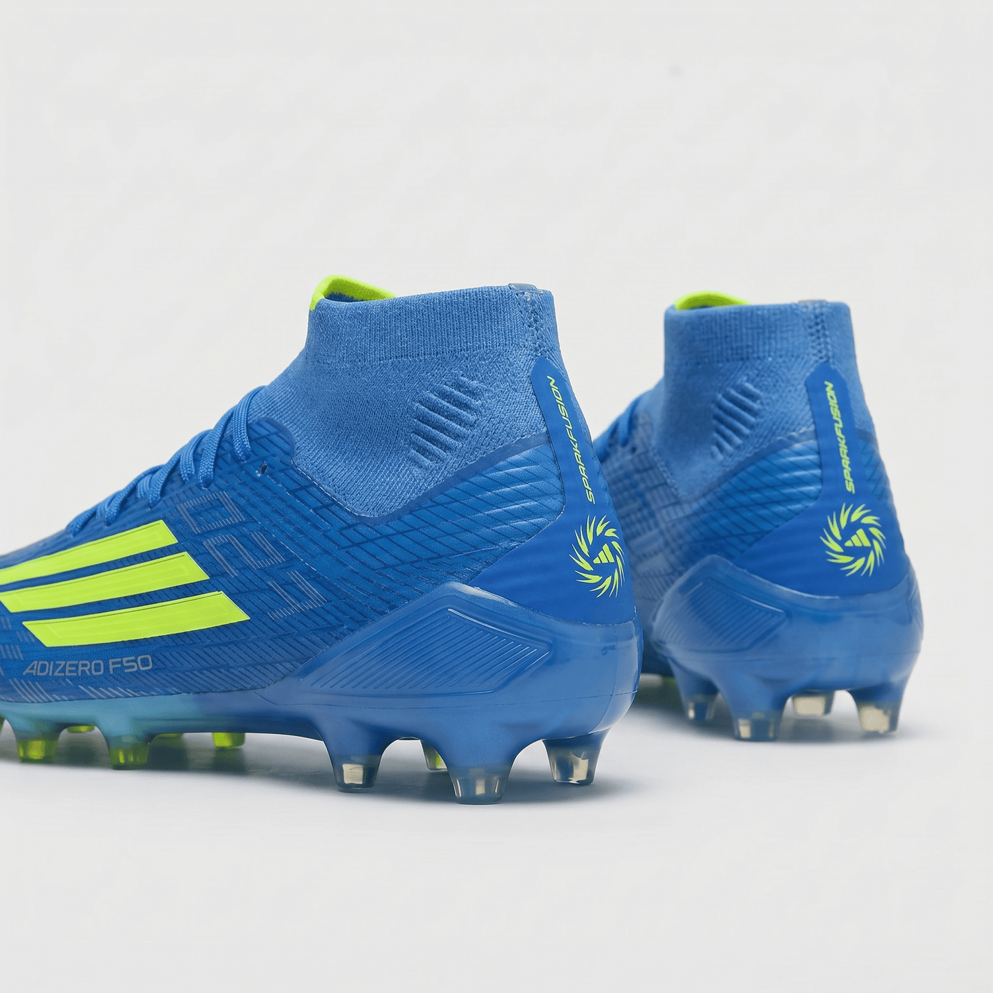 F50 Sparkfusion Elite Mid FGColor: Team Navy Blue / Lucid Lemon / Almost Blue - Elite Boots