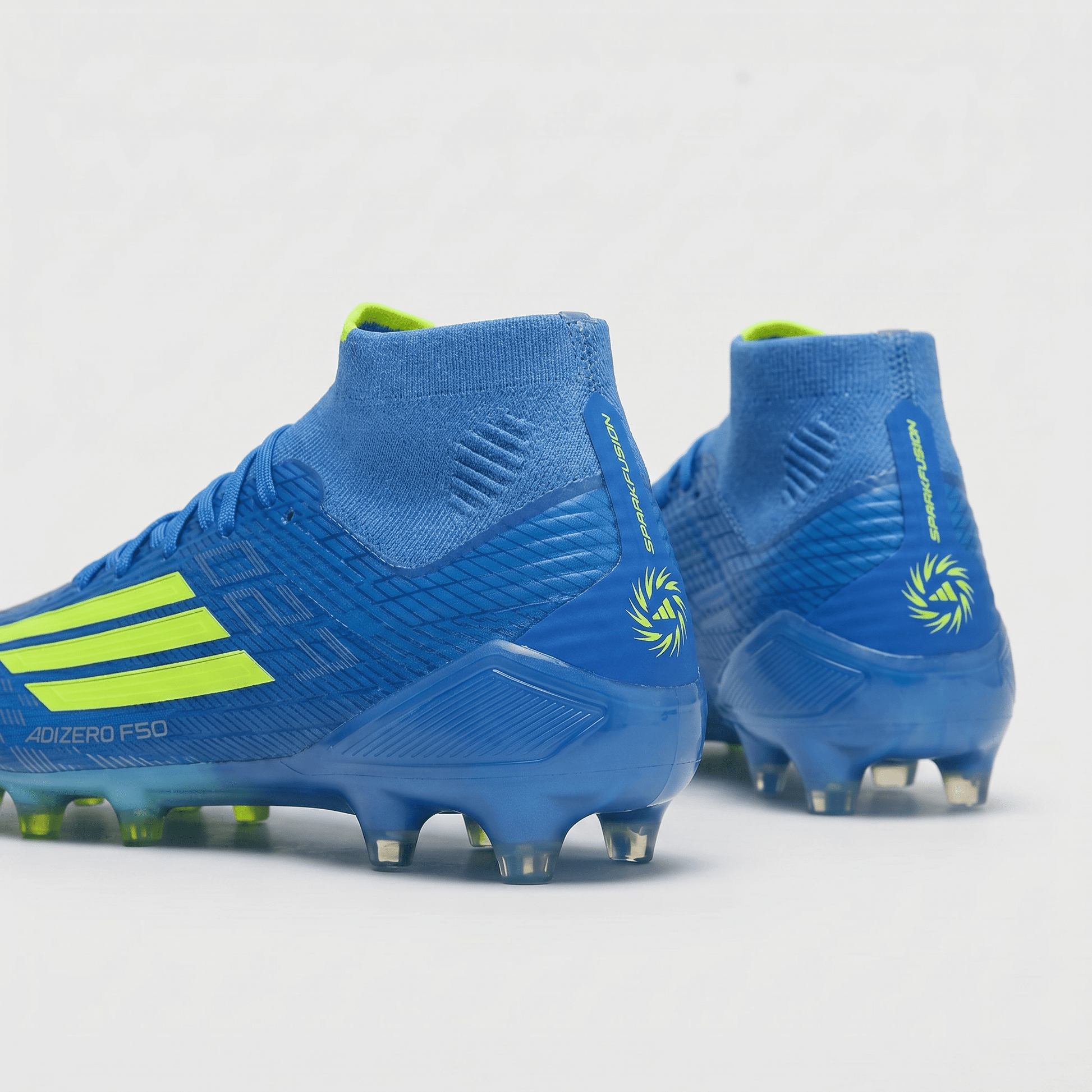 F50 Sparkfusion Elite Mid FGColor: Team Navy Blue / Lucid Lemon / Almost Blue - Elite Boots