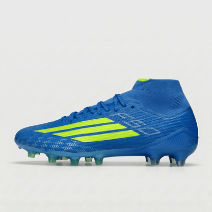 F50 Sparkfusion Elite Mid FGColor: Team Navy Blue / Lucid Lemon / Almost Blue - Elite Boots