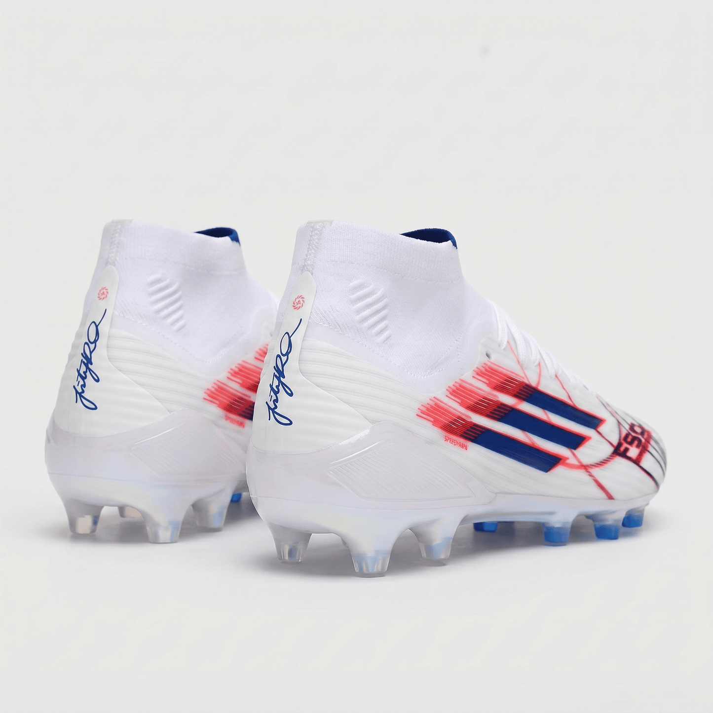 F50 Hyperfast Elite Mid FGColor: Footwear White / Team Navy Blue / Lucid Red - Elite Boots