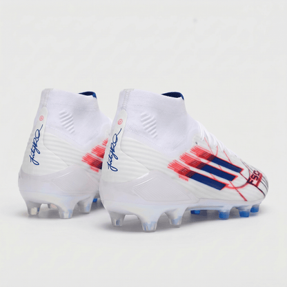 F50 Hyperfast Elite Mid FGColor: Footwear White / Team Navy Blue / Lucid Red - Elite Boots
