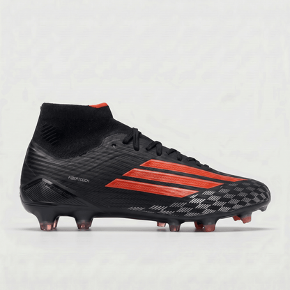 F50 Sparkfusion Elite Mid FGColor: Core Black / Solar Red / Iron Metallic - Elite Boots