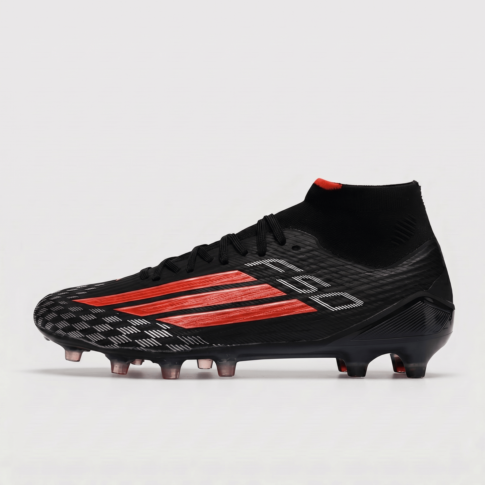 F50 Sparkfusion Elite Mid FGColor: Core Black / Solar Red / Iron Metallic - Elite Boots