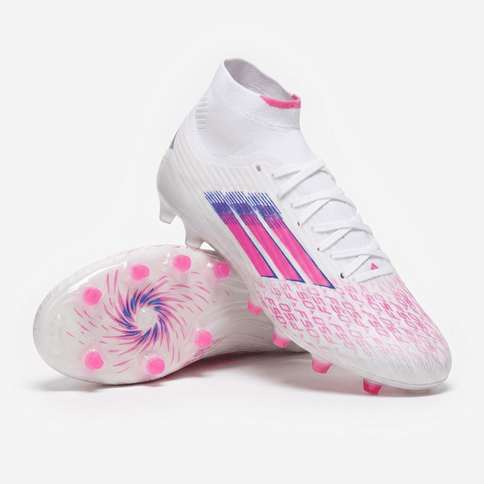 F50 Sparkfusion Elite Mid FGColor: Footwear White / Lucid Pink / Spark Mint - Elite Boots