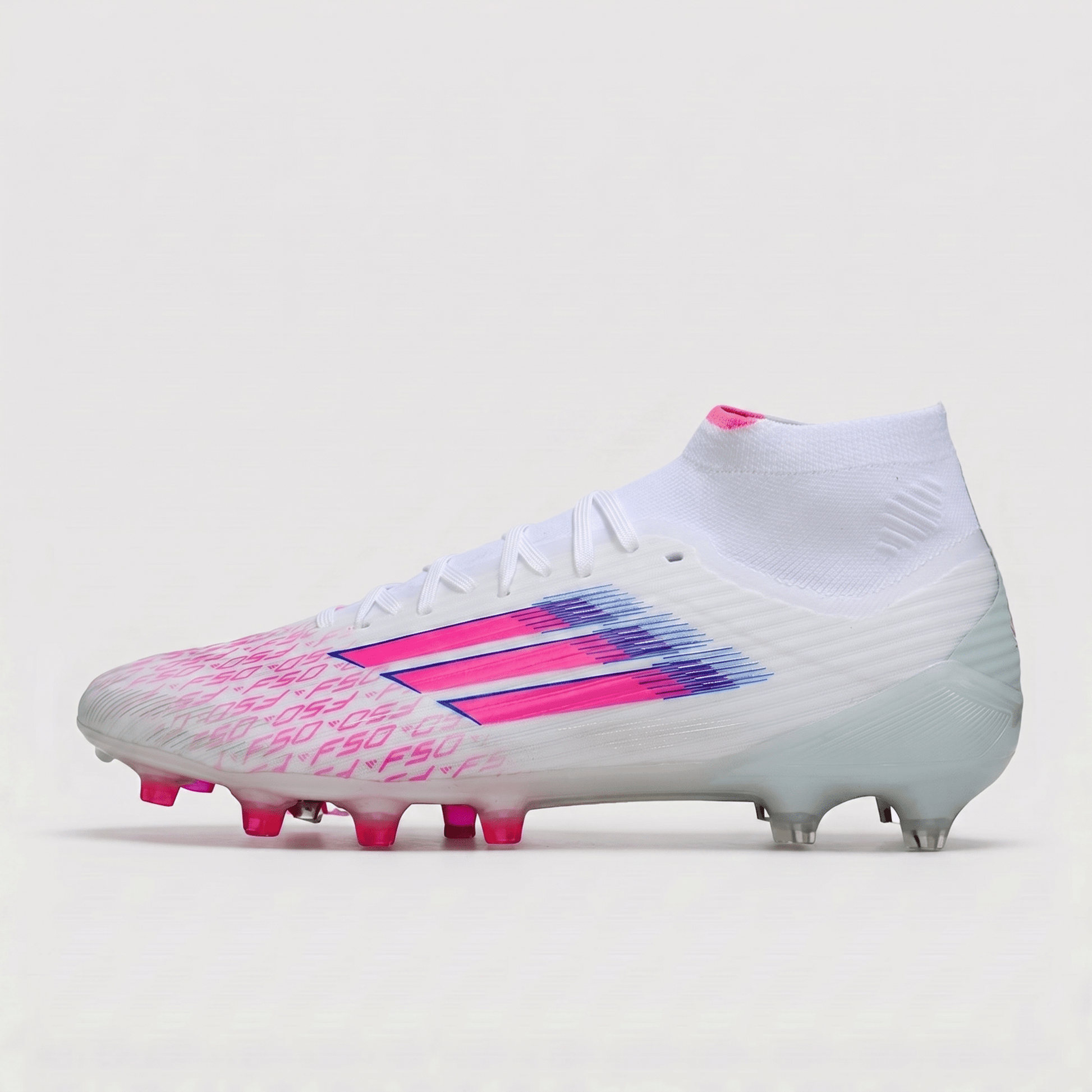 F50 Sparkfusion Elite Mid FGColor: Footwear White / Lucid Pink / Spark Mint - Elite Boots